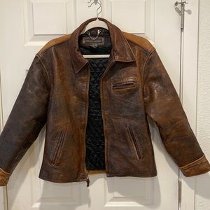 BANANA REPUBLIC Brown Leather Jacket